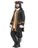 Admiral Norrington Coat - Black