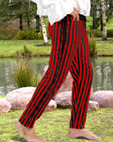 Sidestring Striped Pants